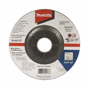 Disco de corte para metal de 4 1/2"
