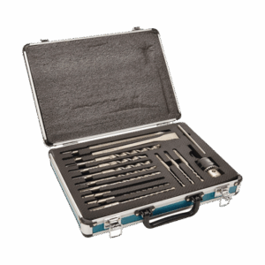 Juego de 14 piezas de Brocas, Cinceles y Broquero SDS Plus Makita