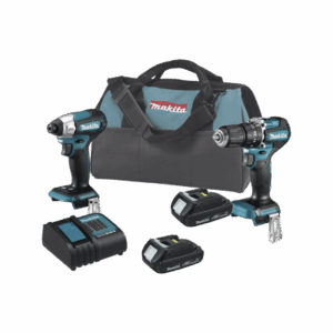 Kit de Rotomartillo Atornillador DHP487Z + Atornillador de Impacto DTD157Z, incluye 2 Baterías BL1815N, 1 Cargador DC18SD y Maleta de lona.