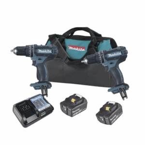 KIT (DHP482Z Rotom..+ DTW181Z Pistola Impacto)  2 Baterías de 3 AH y Cargador Estuche de Lona18V