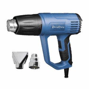 Pistola de Calor de 1600W,con 3 niveles de Temperatura variable, Incluye 2 Boquillas