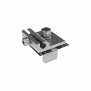 Conector para Conexión a Tierra Física de Montajes de Paneles Solares con Riel 7