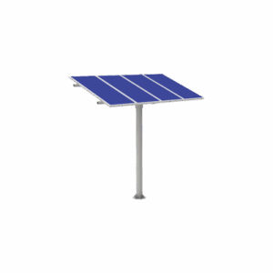 KIT (1X4) Montaje en poste para 4 módulos fotovoltaicos 1470 x 660 x 35mm