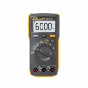 Multímetro Digital de Tamaño Compacto, Para Medición de Corriente y Tensión, Uso con Voltaje Máximo de 600 V, Pantalla LED Retroiluminada
