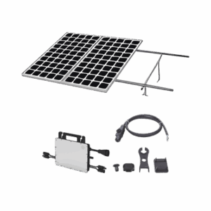 Kit Solar para Interconexión de 1.1 KW de Potencia Pico 220Vcc con Microinversor 1KW y 2 Módulos de 550 W (Incluye Montaje )