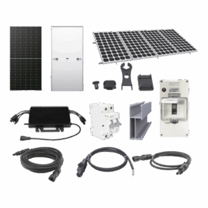 Kit Solar para Interconexión de 2.2KW de Potencia Pico 220Vcc con Microinversor y 4 Módulos de 575 W (Incluye Montaje y Protecciones)