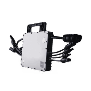 Microinversor 1500 W para Interconexión a Red Eléctrica 220V,  IP67, Con Cable Troncal Incluido, Para 4 Modulos de Hasta 470 W