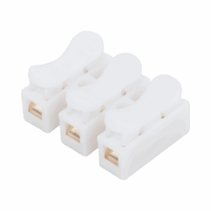 Conector tipo PUSH de 3 Contactos / Para una Conexión Rápida / Puentes de Cables