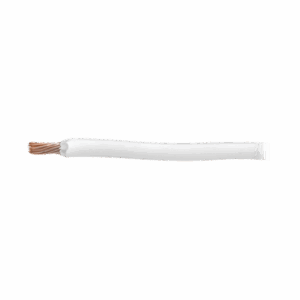 Cable 8 awg  color blanco,Conductor de cobre suave cableado. Aislamiento de PVC, autoextinguible. (Venta por Metro)