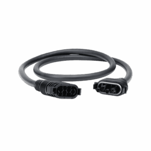 Cable conector entre cadenas. Realiza conexión entre las cadenas de los módulos fotovoltaicos o filas adyacentes.