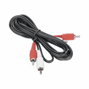 Cable RCA Macho a Macho de 2 Metros de Longitud / Aplicaciones de Audio y Video Optimizado para HD