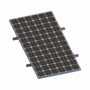 Kit De Minirieles Para Panel Solar Arreglo 1X1 Para Instalación Plano En Lámina