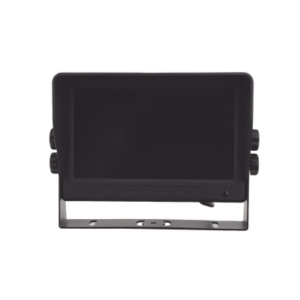 Cámara de Reversa con Monitor / Detección IA de Peatones y Vehículos / HD 720p / IR 18 LED / Expandible a 2 Cámaras / Monitor Táctil