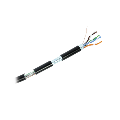 Bobina Cat6+ / 152.5m (500ft) / Calibre 23 / FTP Blindado / Exterior CMX UV / UL