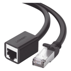 Cable de Extensión Ethernet Cat6 / F/UTP / Macho a Hembra / 3 Metros (9.84 Pies) / 1000Mbps / 250MHz / Cobre / Negro