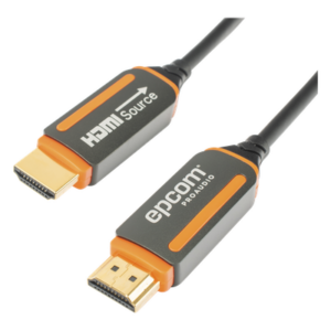 Cable HDMI de Fibra Óptica / 15m (49.21 ft) / 4K@60Hz / 18Gbps / HDCP 2.2 / Versión 2.0 / 4.5mm Diámetro
