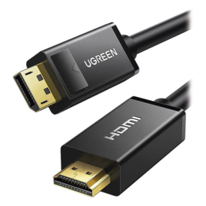 Cable Adaptador DisplayPort a HDMI / 4K UHD 30 Hz / Audio 7.1 / 1.50 m (4.92 ft) / Conector con Liberación / Unidireccional