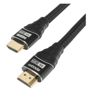 Cable HDMI / 1m (3.28 ft) / 18Gbps / 4K@60Hz / 24K Oro / 30AWG / 7.3mm / Redondo