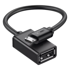 Adaptador OTG / Micro USB Macho a USB 2.0 A Hembra / 480 Mbps / 10 cm / Plug & Play