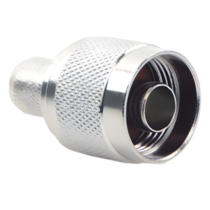 Conector Coaxial N Macho / 75 Ohm / Montaje en Línea / RG-11 / Contacto Oro / Aislante Teflón