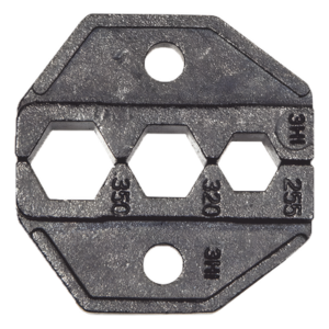 Matriz Ponchadora / Conectores F / RG59 y RG6 / Engarce Hexagonal Triple / 0.255'' × 0.320'' × 0.350'' / 64 g