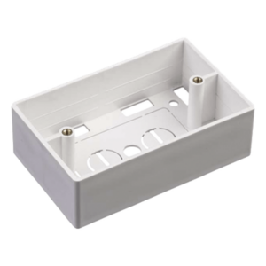 Caja de Pared Universal / 6 Puertos / 70x115x36 mm / UL 94V-0 / ANSI/TIA/EIA-568-C.2 / 0.23x0.38x0.12 ft