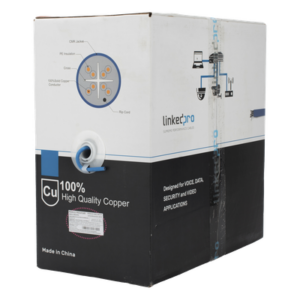 Bobina de Cable U/UTP Cat6A / 305 m (1000 ft) / 10G-BaseT / 500 MHz / Calibre 23 AWG / CMR / 100% Cobre
