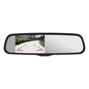 Espejo Retrovisor con Pantalla LCD / Atenuación Automática / Entradas de Video Duales / Líneas de Estacionamiento