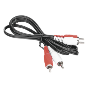 Cable RCA Macho a Macho / 1 m (3.28 ft) / Audio y Video HD / Conectores Codificados por Color / Baja Pérdida de Señal